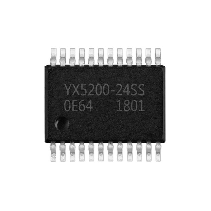 供应YX5200-24SS串口语音芯片